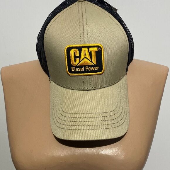 NWT Caterpillar Men's Multicolor Cat Diesel Power Mesh Snapback Trucker Cap OS - Picture 1 of 10